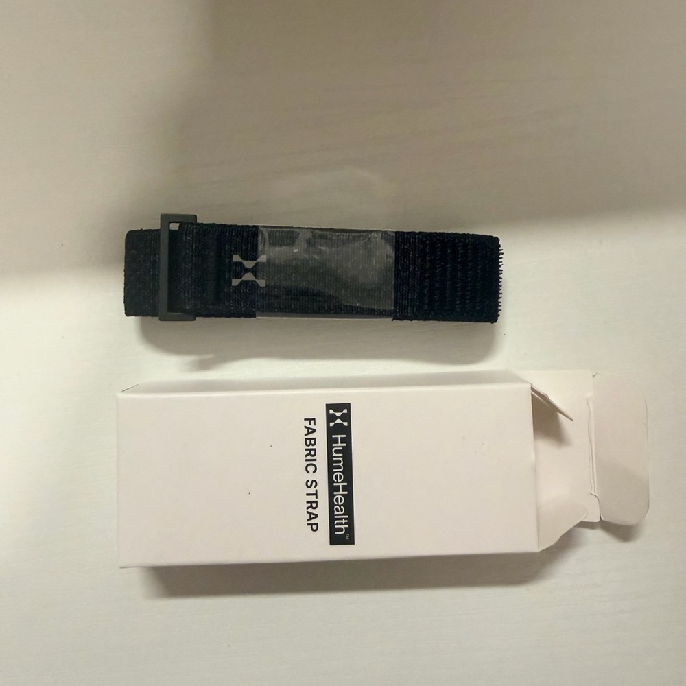 HumeHealth Black Fabric Strap